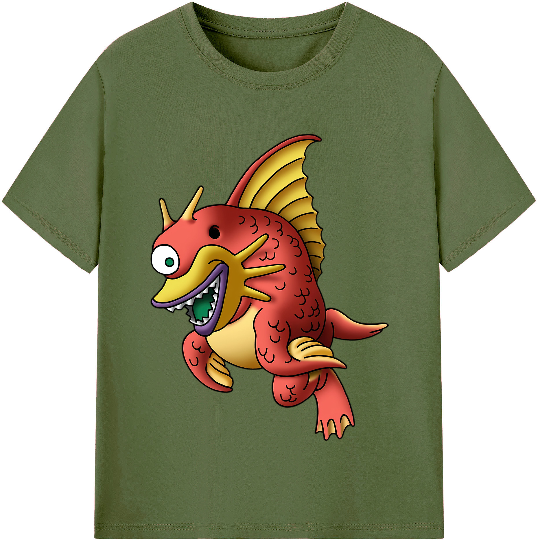 （画像用） ドラゴンクエスト Doragon Kuesuto Dragon Quest 綿100％半袖Tシャツ（フロントプリント）